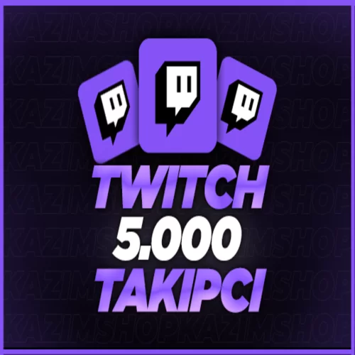  ⭐GARANTİLİ TWİTCH 5.000 TAKİPÇİ⭐